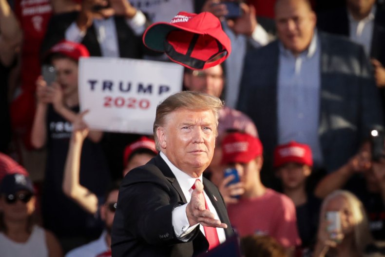 Trump at a rally