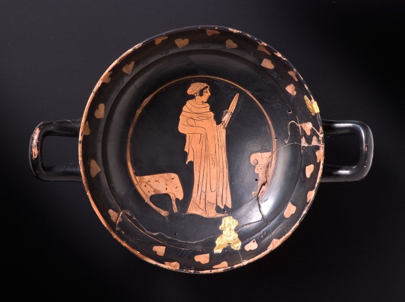 greek drinking vessel