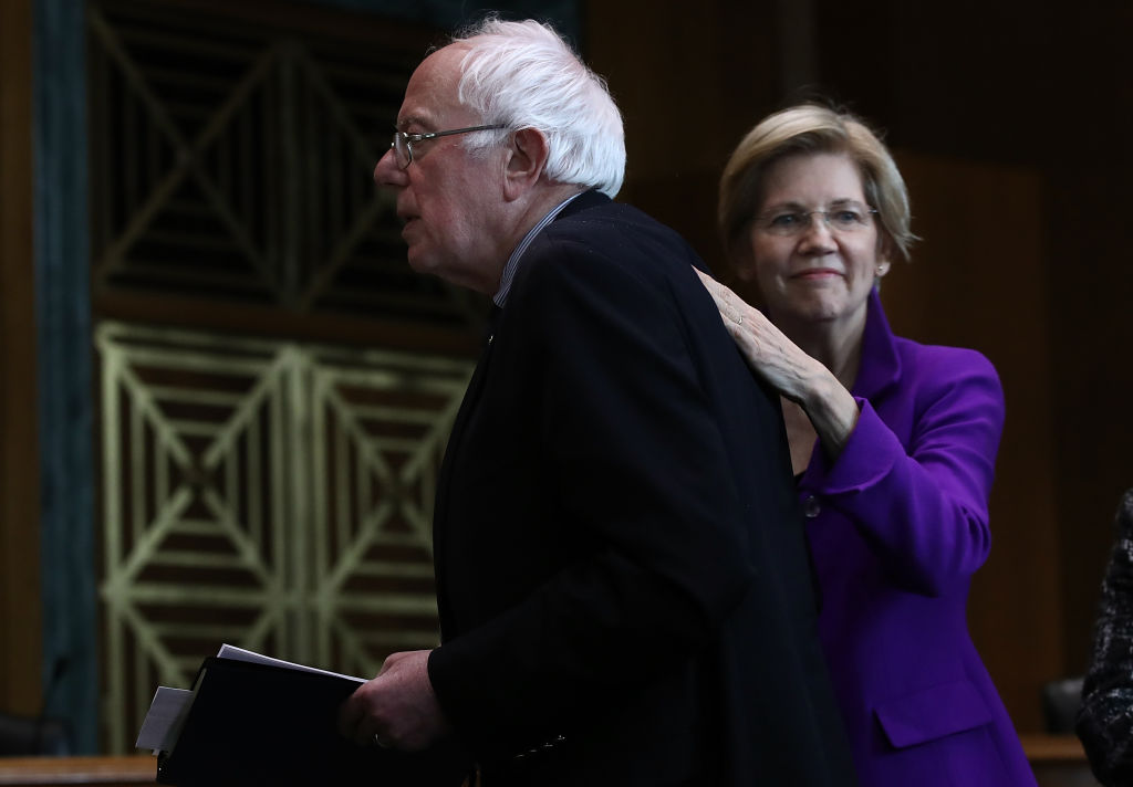 Bernie Sanders Says Elizabeth Warren Is Beating Him In Some Polls Because People Want To Elect A 5599