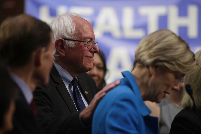 Bernie Sanders and Elizabeth Warren