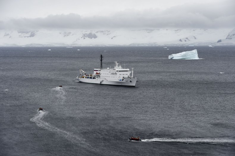 The oceanographic acoustic research vessel Akademik Ioffe