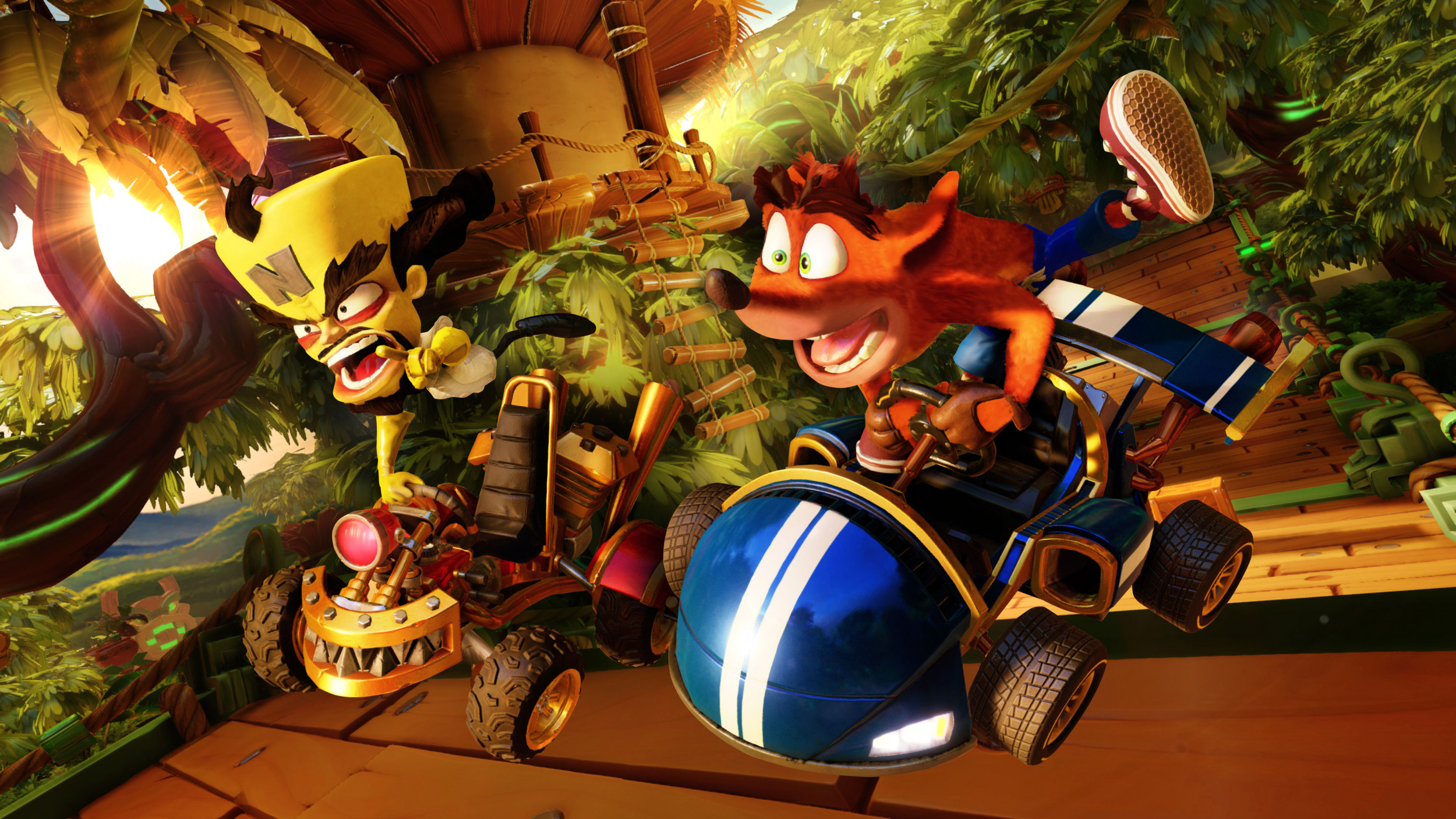 Как играть в crash team racing nitro fueled на компьютере