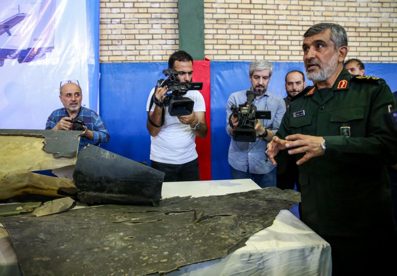 iran drone down revolutionary guard