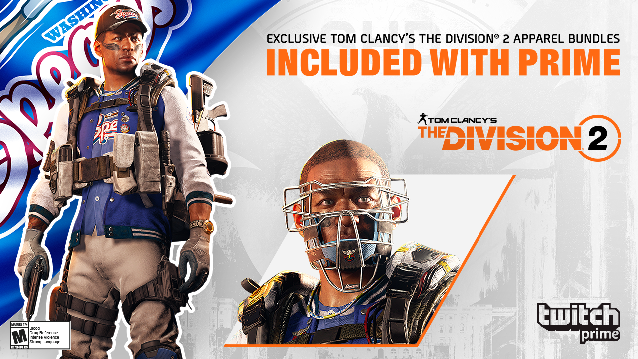 The Division 2' Twitch Prime Bundle: How to Unlock Baseball Apparel