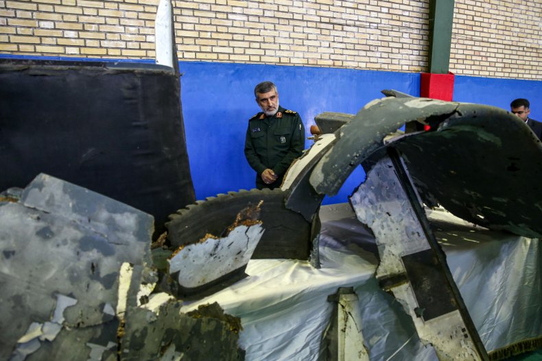 iran drone down revolutionary guard