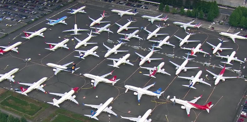 grounded 737 max planes