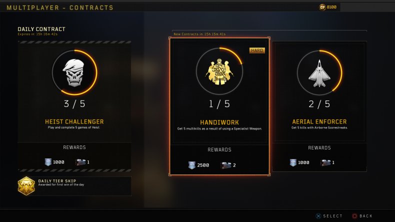 black ops 4 update 119 contracts