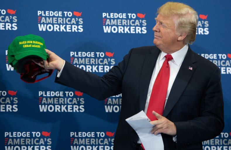 Donald Trump at Iowa event