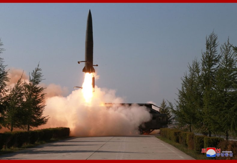 north korea missile launch kim