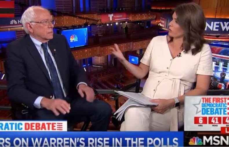 bernie sanders kasie hunt interview