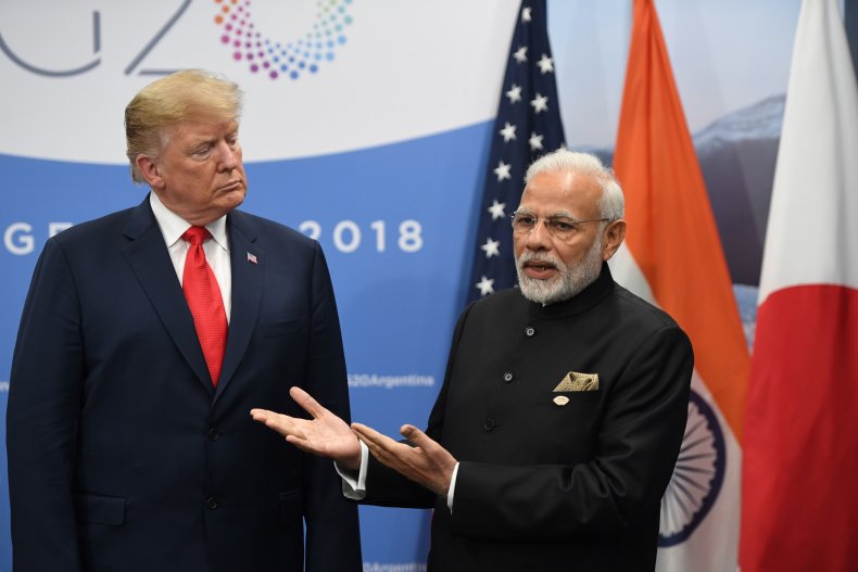 Donald Trump Modi India trade war tariffs