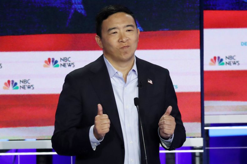 Andrew Yang tie-less