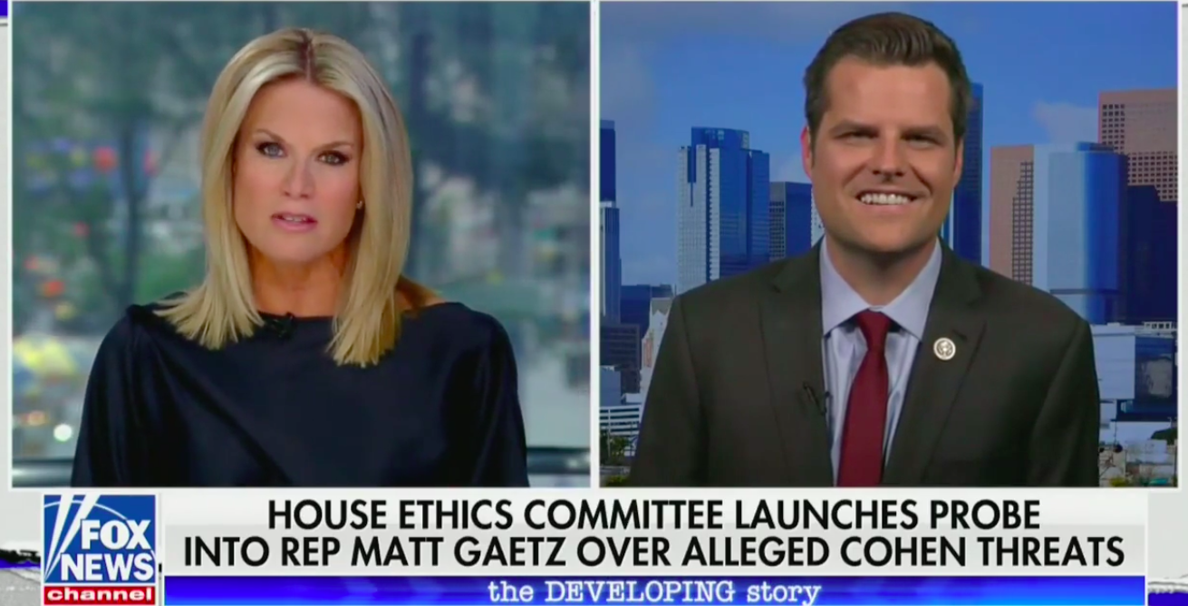 GOP Congressman Matt Gaetz Dismisses House Ethics Committee ...