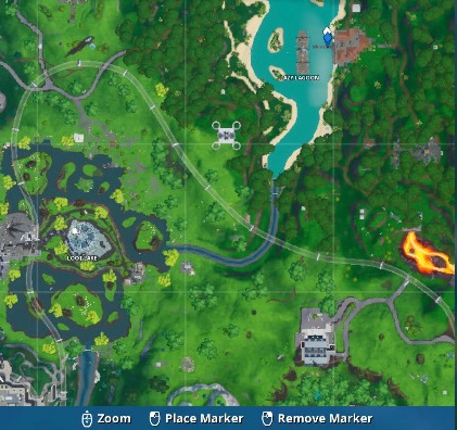 fortnite unicorn floaties swimming hole locations summer challenge guide - fortnite unicorn floaty challenge