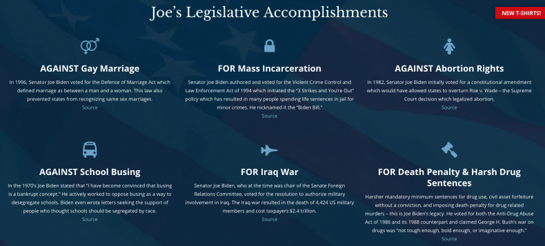 Joe Biden Fake Website Mauldin