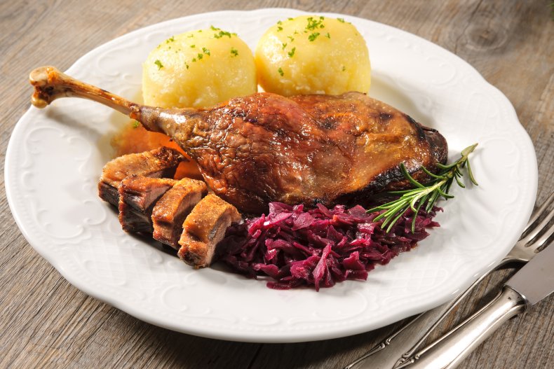 goose dead meal