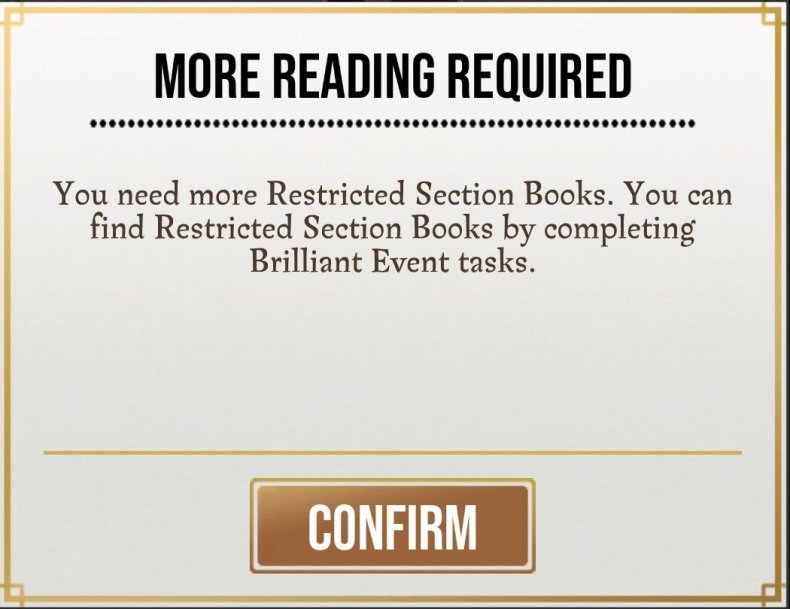 how to get green books restricted section books in harry potter wizards unite when is brilliant event profession skill tree professor