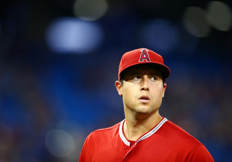 Los Angeles Angels pitcher Tyler Skaggs