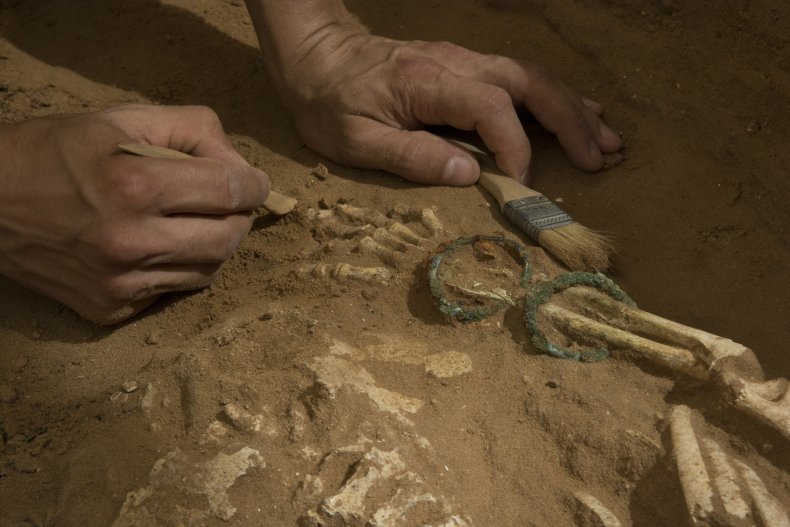 philistine skeleton