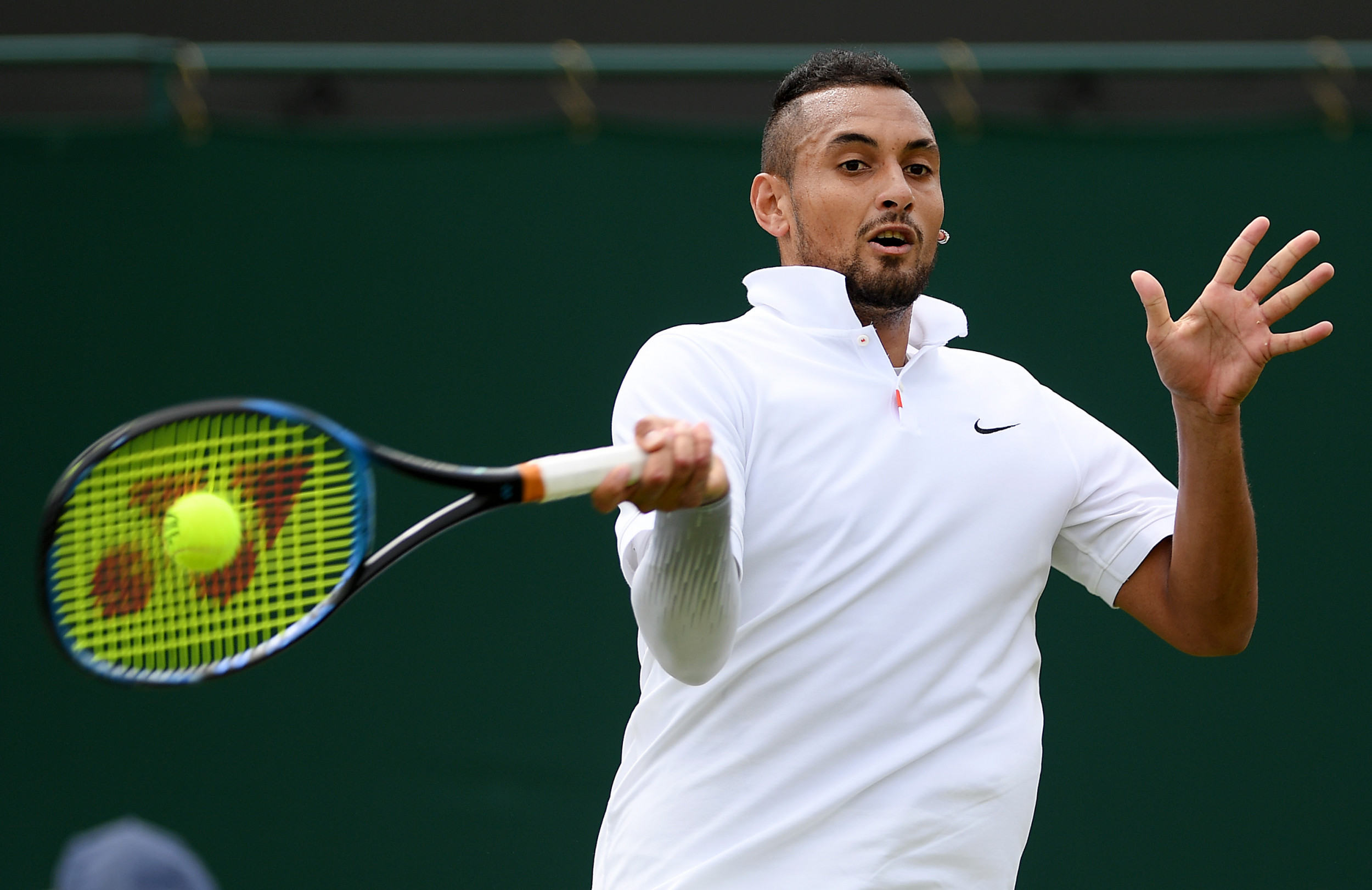 'Absolute Lunatic' Nick Kyrgios Slams Umpire, Crowd, in Wimbledon