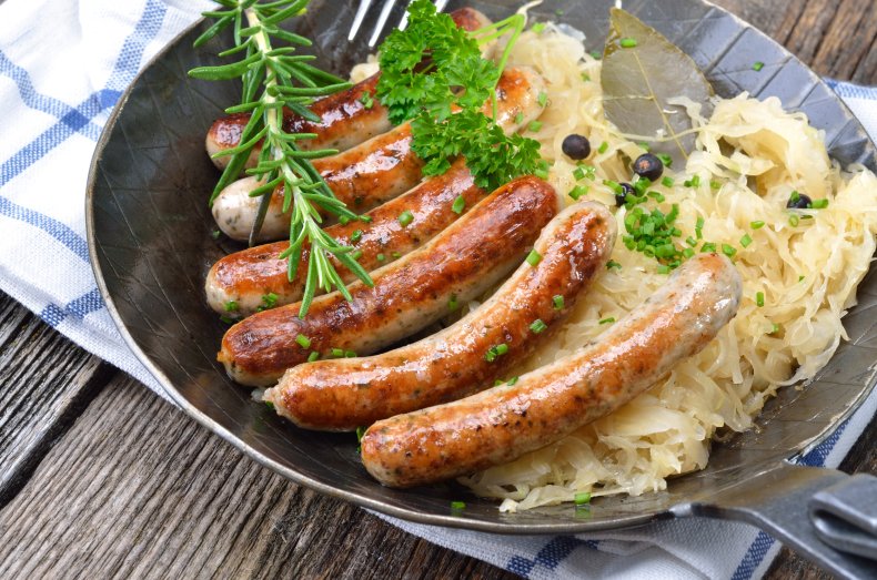 Sausages and sauerkraut 