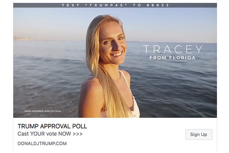 Trump Facebook Ad
