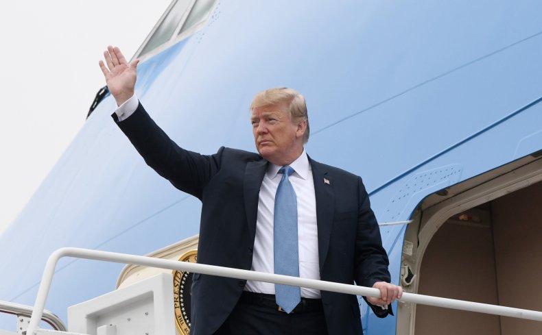 trump aircraft one fourth of july