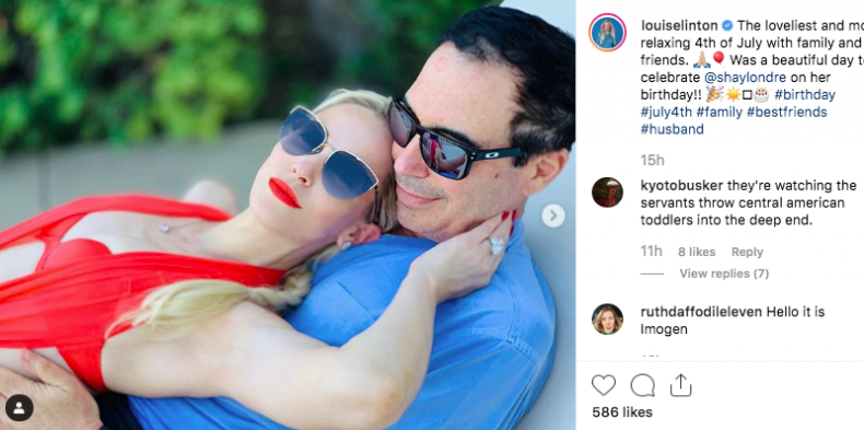 steve mnuchin louise linton picture