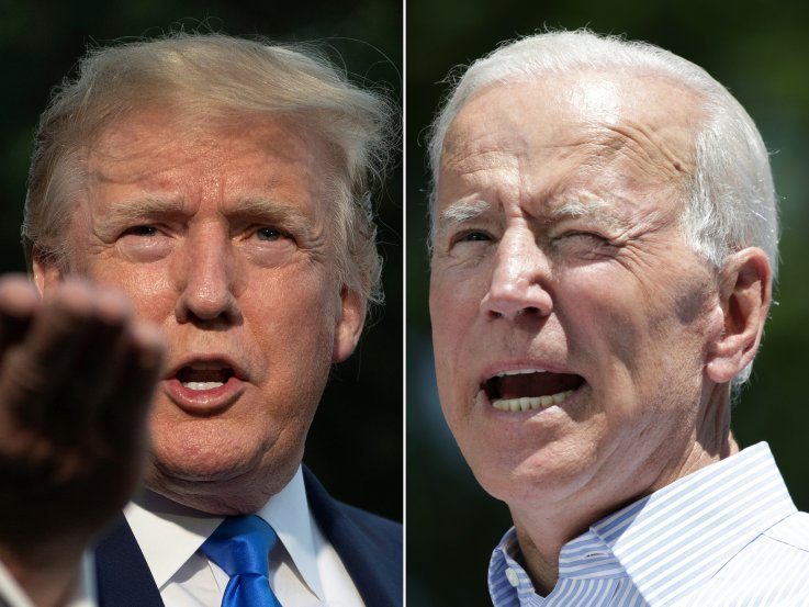 COMBO-US-POLITICS-TRUMP-BIDEN COMBO-US-POLITICS-TRUMP-BIDEN