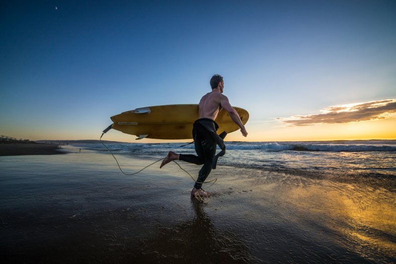 Surfing Malibu