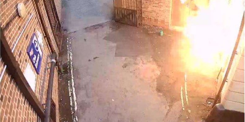 synagogue fire