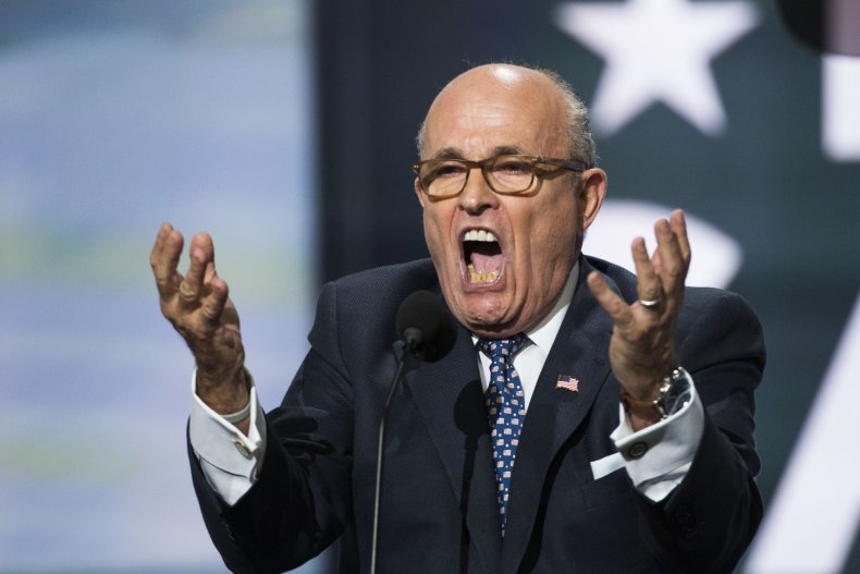 Former New York City Mayor Rudy Giuliani