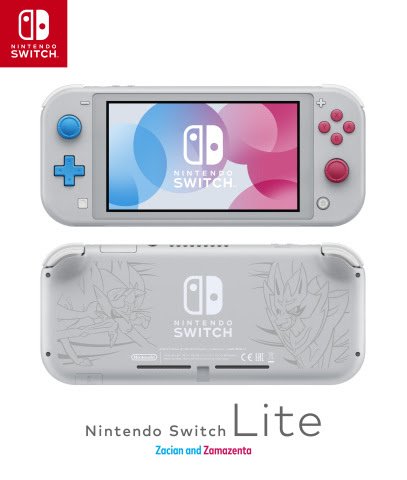 nintendo switch lite pokemon sword shield