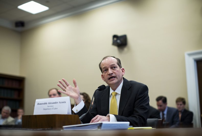 Democrats want Alex Acosta to testify