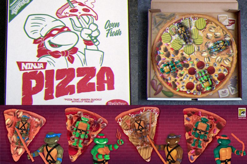 SDCC 2019 Exclusives Super7 Ninja Turtles Pizza