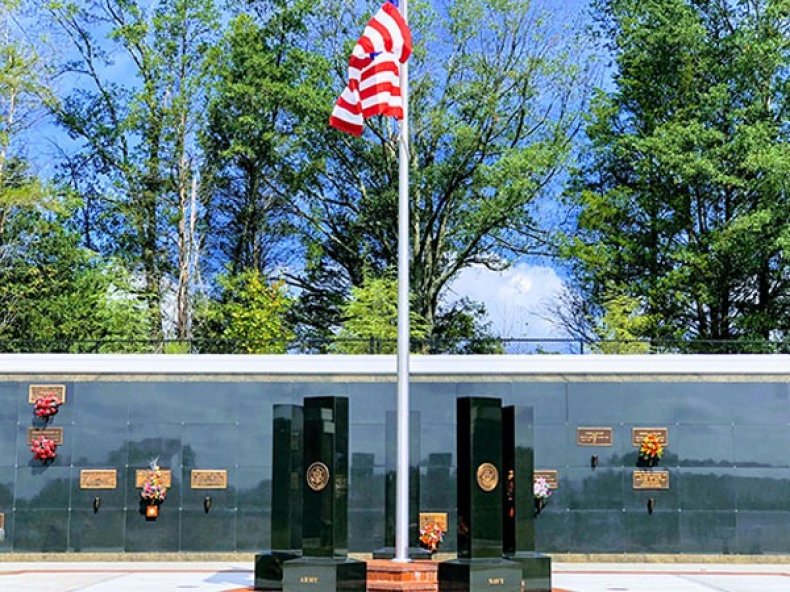 flag burn cemetery