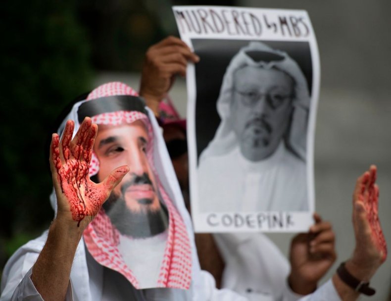 Protester for Khashoggi