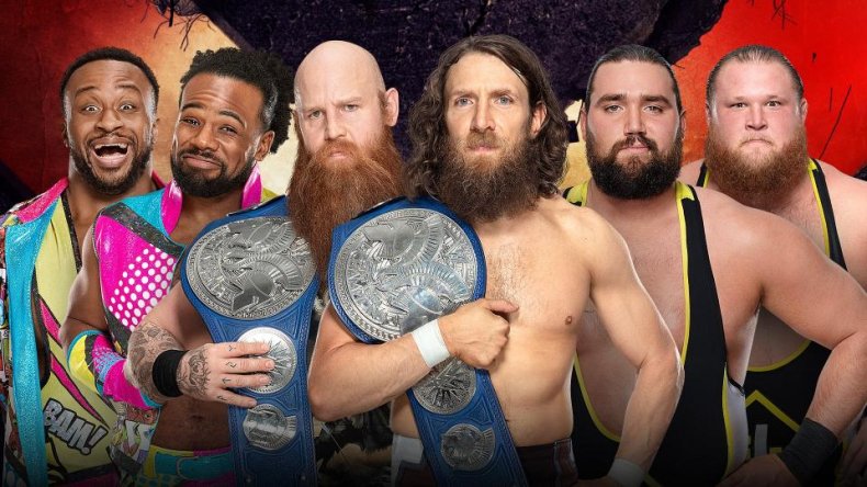 wwe extreme rules smackdown tag title match