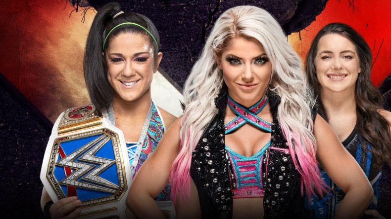 wwe extreme rules bayley bliss nikki cross