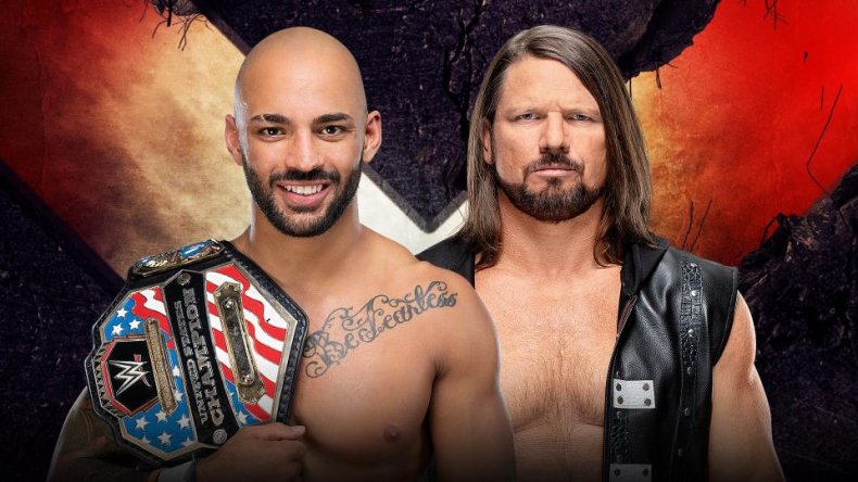 wwe extreme rules ricochet vs aj styles