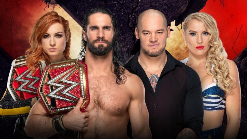 wwe extreme rules seth becky corbin lacey