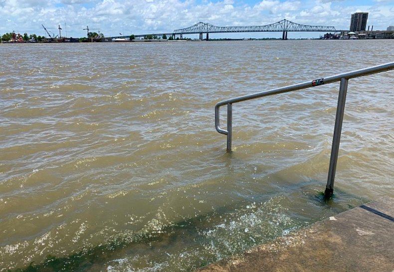 Mississippi River flood Tropical Storm