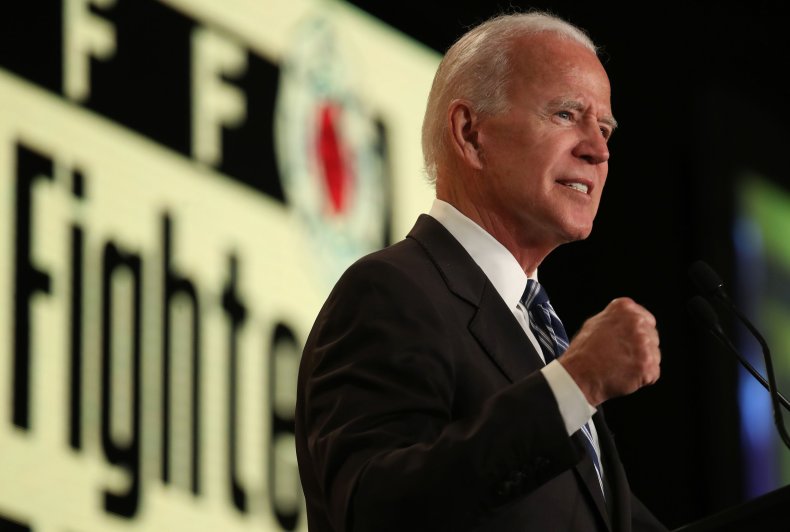 Former VP Joe Biden Addresses Int'l Association Of Fire Fighters Conference