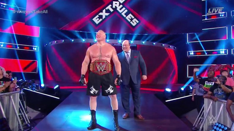brock lesnar universal champion extreme rules results