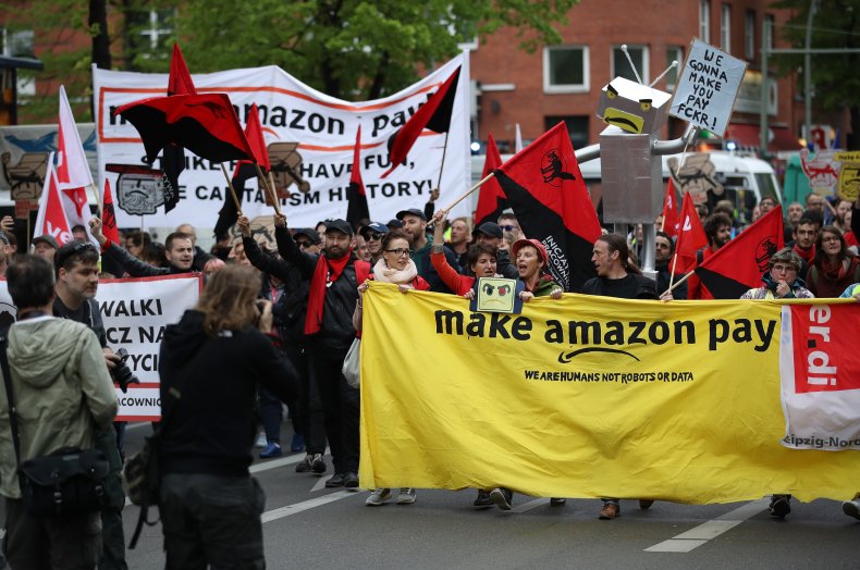 Amazon protest