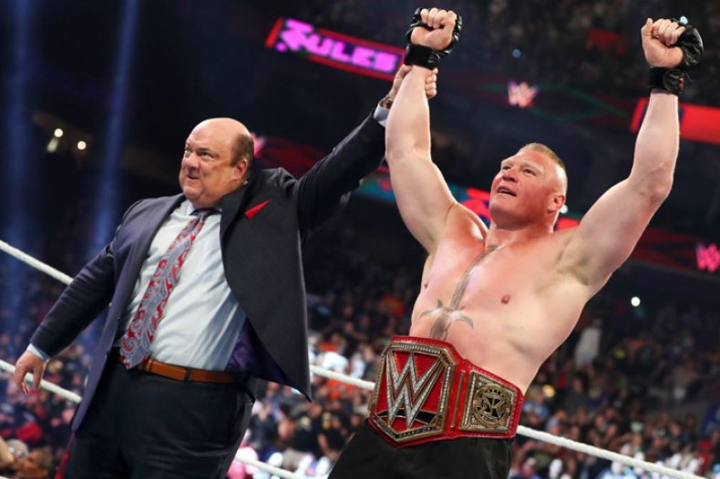 monday night raw results july 15 lesnar