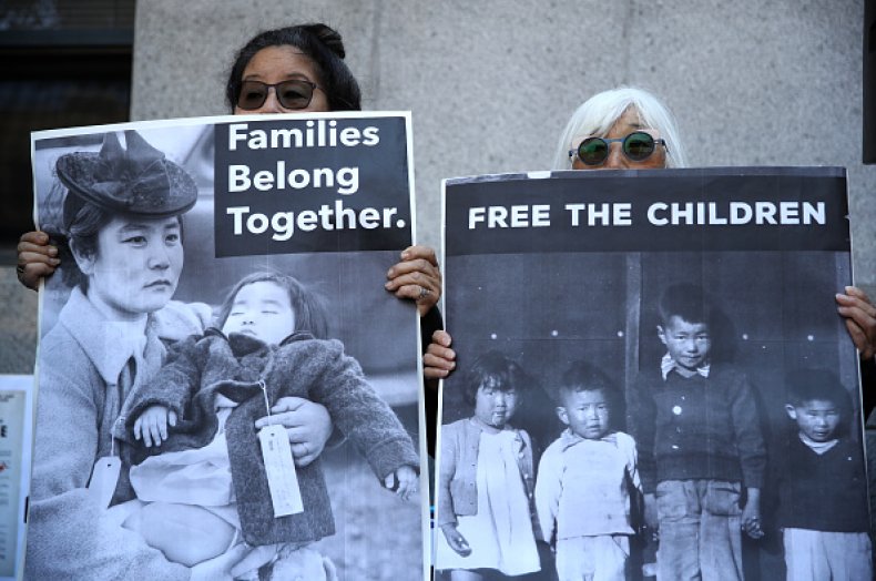 ICE holding families
