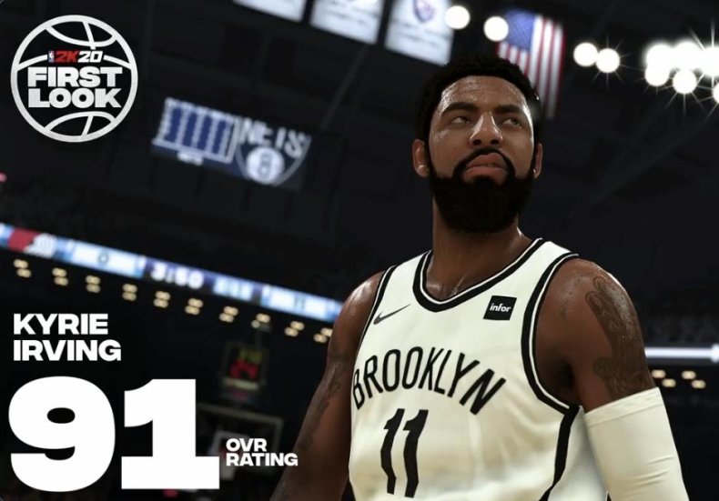 nba 2k20 kyrie irving player rating