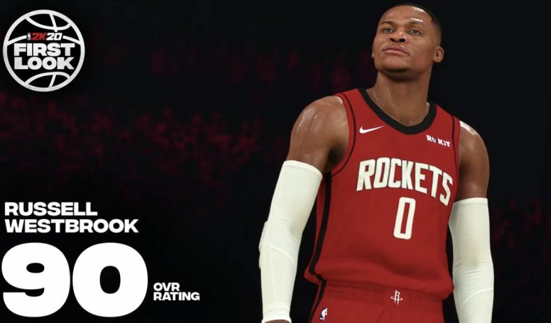 nba 2k20 russell westbrook player rating