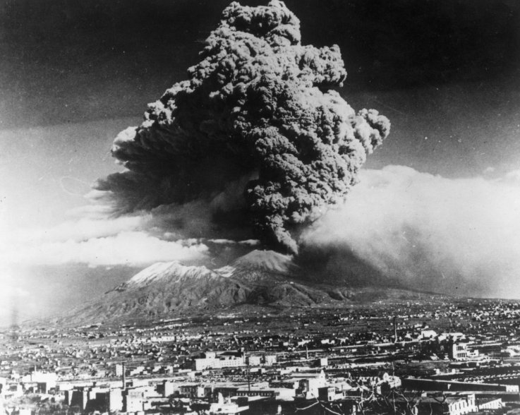 eruzione del Vesuvio eruzione del Vesuvio